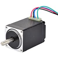 STEPPERONLINE Nema 11 - Motor paso a paso (bipolar- 1-8 deg- 9-5 Ncm- 0-67 A- 28 x 45 mm- 4 cables- para fresadoras 3D y…